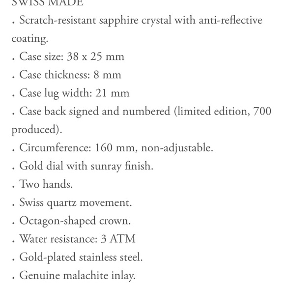 Tory Burch TRB5002 Robinson Gold Tone Quartz Watch - Picture 5 of 6